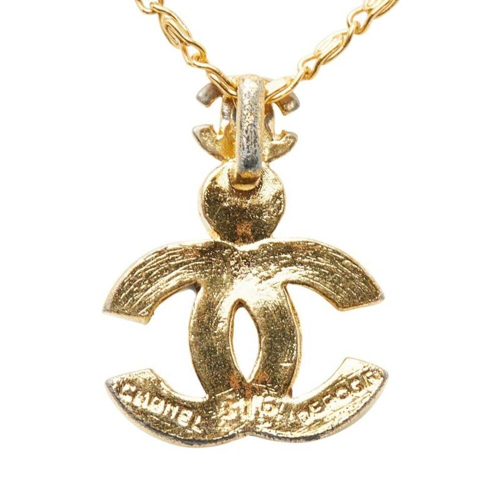 CHANEL Authentic Black Logo Necklace - Picture 3 of 7